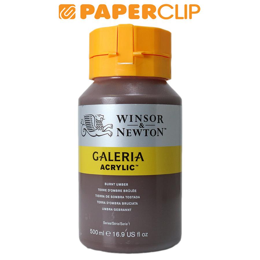 

CAT ACRYLIC WINSOR & NEWTON GALERIA 500ML BURNT UMBER 2150076GAC