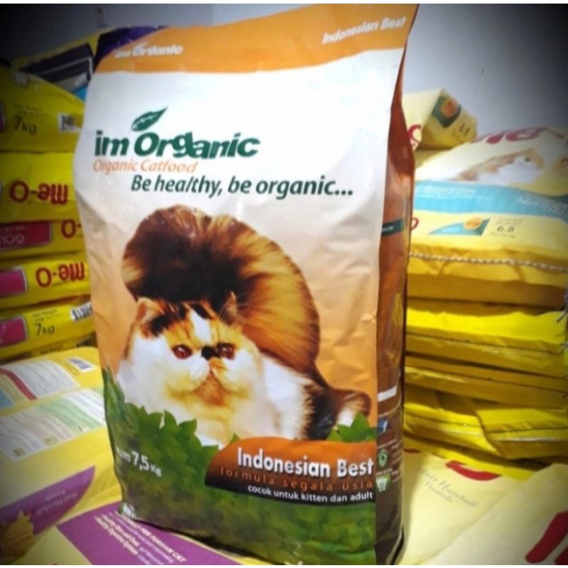 EKSPEDISI MAKANAN KUCING IM ORAGANIC INDONESIAN BEST FORMULA 7,5KG