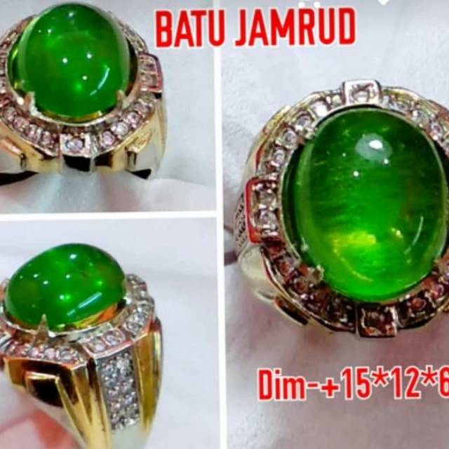 NATURAL BATU PERMATA JAMRUD KALIMANTAN  AA8