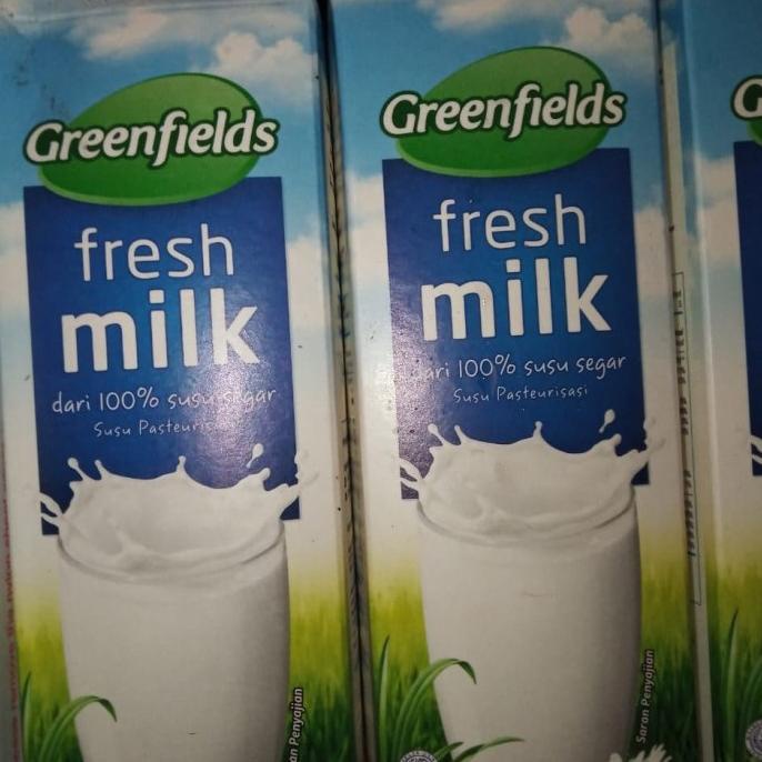 

[COD] FRESH MILK GREENFIELDS PLAIN 1L / SUSU SEGAR FRESHMILK 1 LITER [COD]