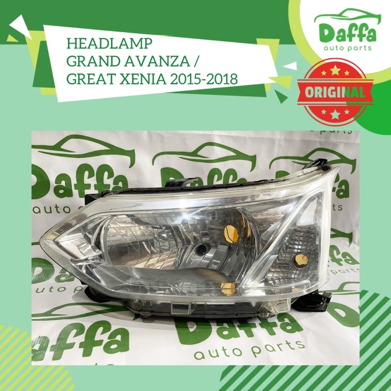 Headlamp Lampu Depan Utama Mobil Grand Avanza Great Xenia 2015 2016 2017 2018 Original