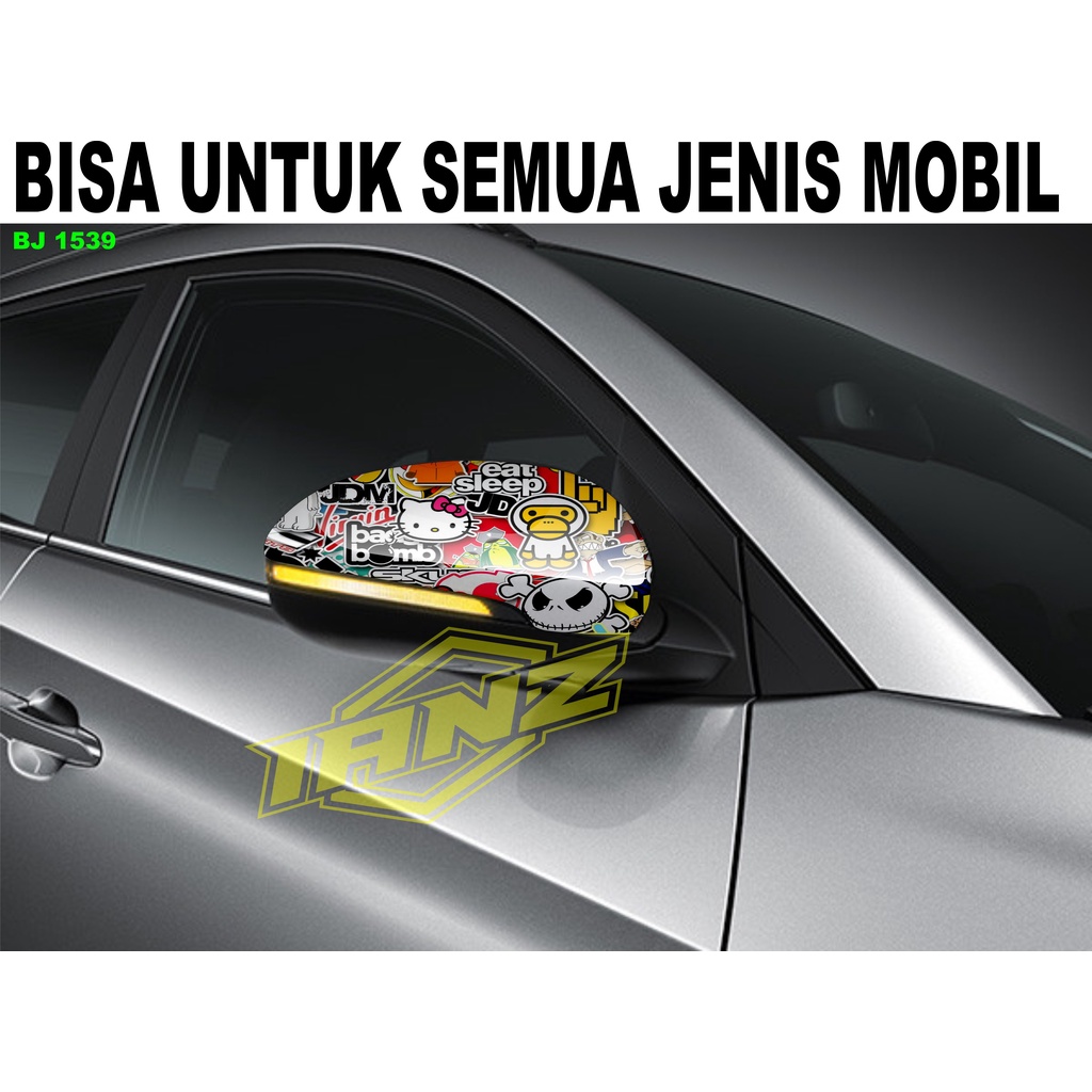 VARIASI STIKER SPION MOBIL KARTUN AESTHETIC  / STIKER MOBIL / STIKER SPION