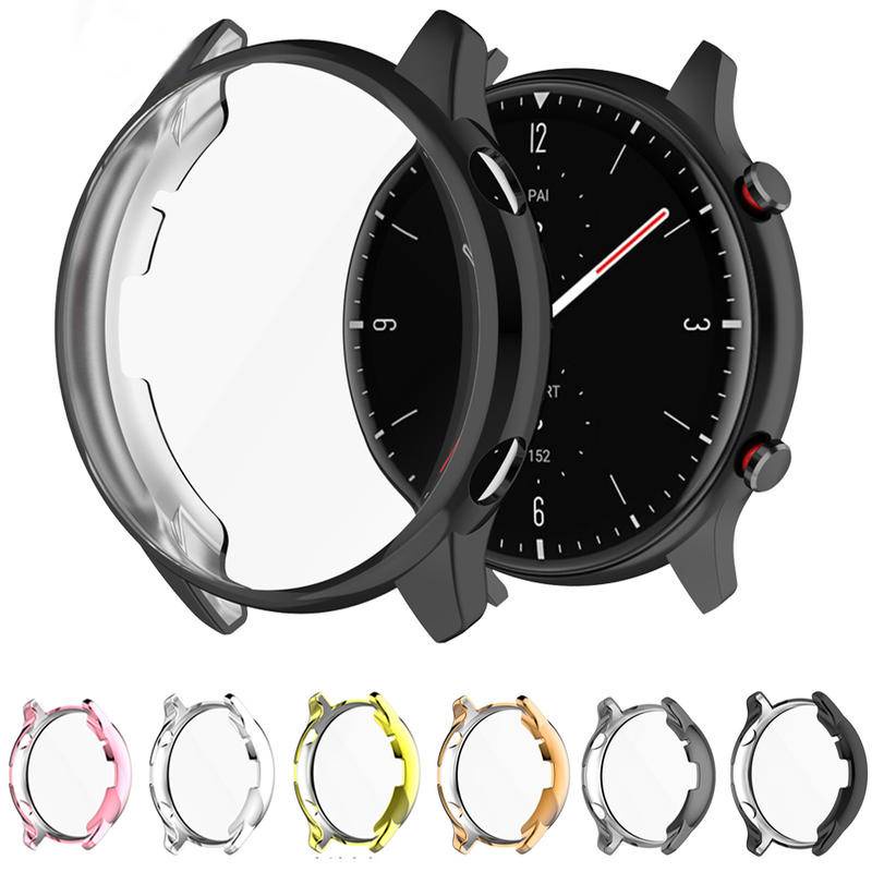 Case Pelindung Layar Smartwatch Bahan Tpu Untuk Xiaomi Huami Amazfit Gtr 2 2e 3 Pro Gtr2E Gtr3 Pro