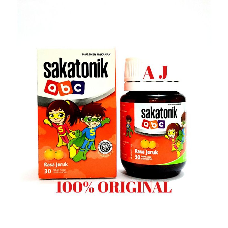 Sakatonik ABC (Rasa Jeruk) - Tablet Multivitamin Anak