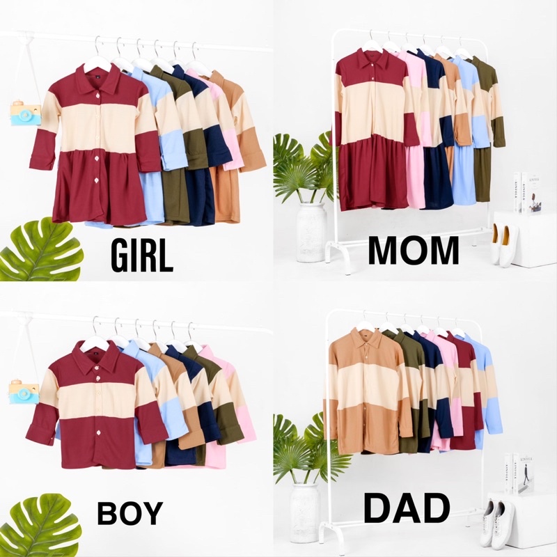 ADRIES Series Family Set Couple Set Anak / Baju Couple Anak Keluarga