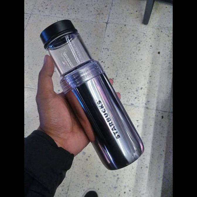 Hadir Tumbler Starbucks Stainless Steel Silver Berkualitas