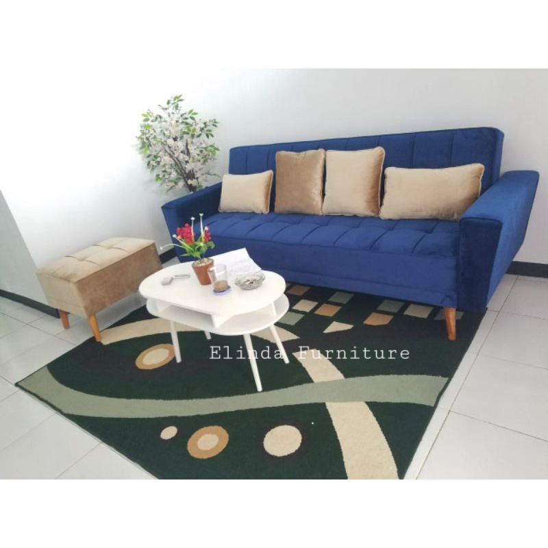 Sofa bed L retro Beluna