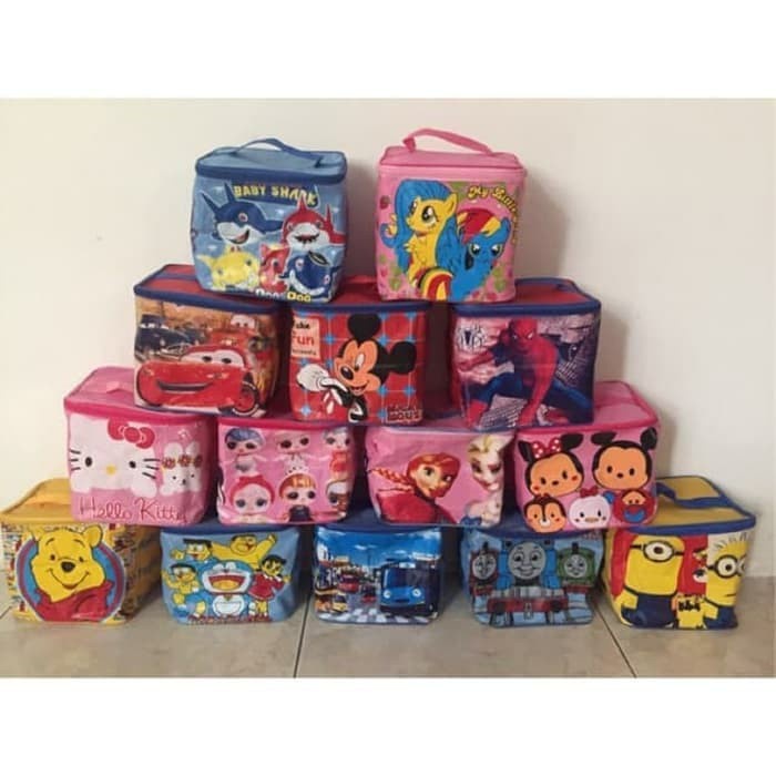grosir tas kubus/tas makan anak/souvenir ulang tahun anak