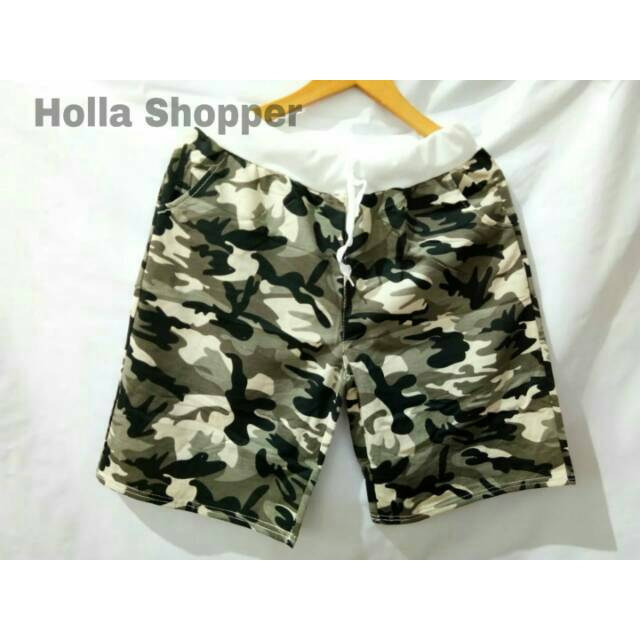Celana Pendek Cowo | Celana Santai Pria | Celana Fashion Army | Celana Import Motif Army