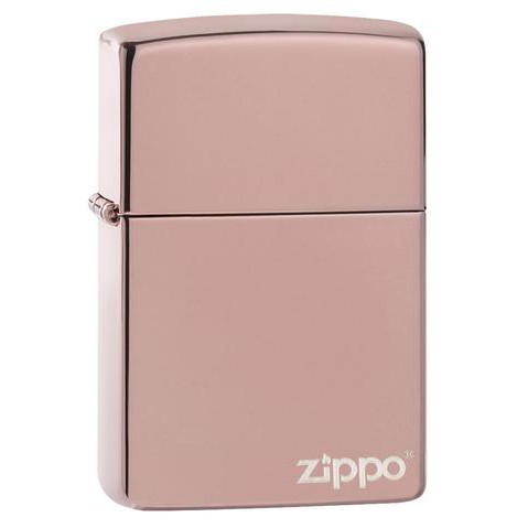 Korek zippo original Classic High Polish Rose Gold Zippo Logo 49190ZL