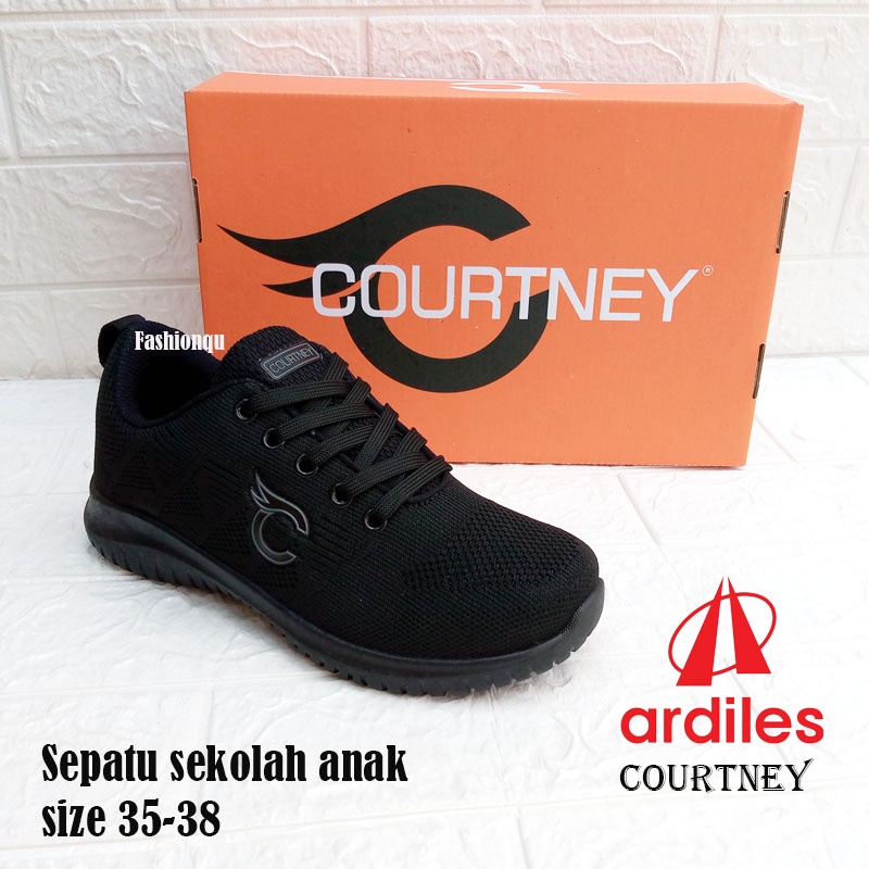 PROMO Sepatu sekolah Ardiles Courtney / Sepatu Anak-anak / Sepatu Sekolah Anak / Sepatu Hitam Polos / Sepatu Sekolah / Fashion Anak-anak/Sepatu Courtney/Sepatu Ardiles/Sepatu sekolah