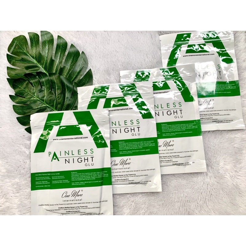 PAINLESS NIGHT GLU (PNG) by ONE MORE INTERNATIONAL Original 100% untuk 25 Lembar