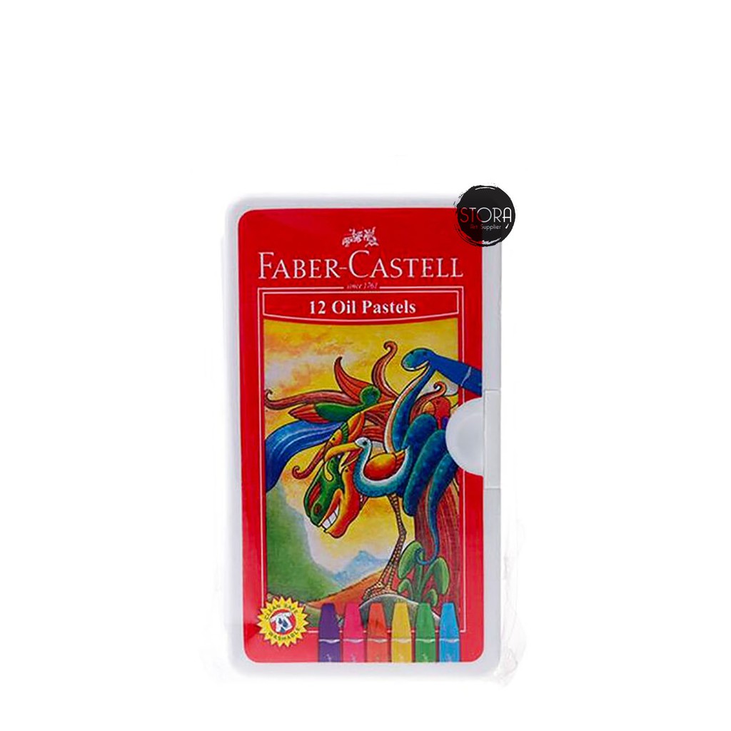 

Faber Castell Hexagonal Oil Pastel Crayon 12 Colours Warna