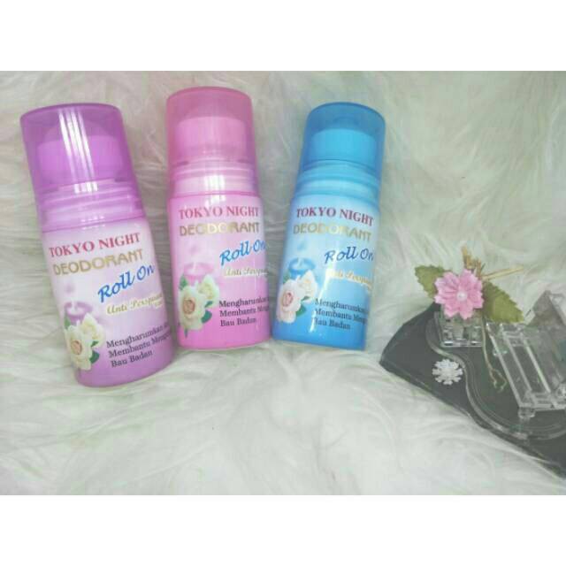 deodorant tokyo night roll on tokyo BPOM deodorant murah
