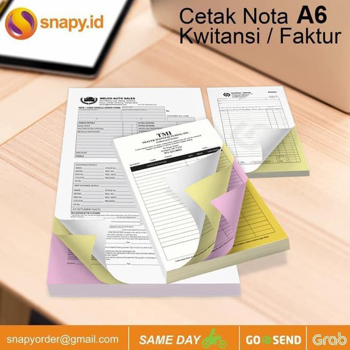 

CETAK NOTA / KUITANSI / FAKTUR A6 - 1 PLY BW TERJAMIN