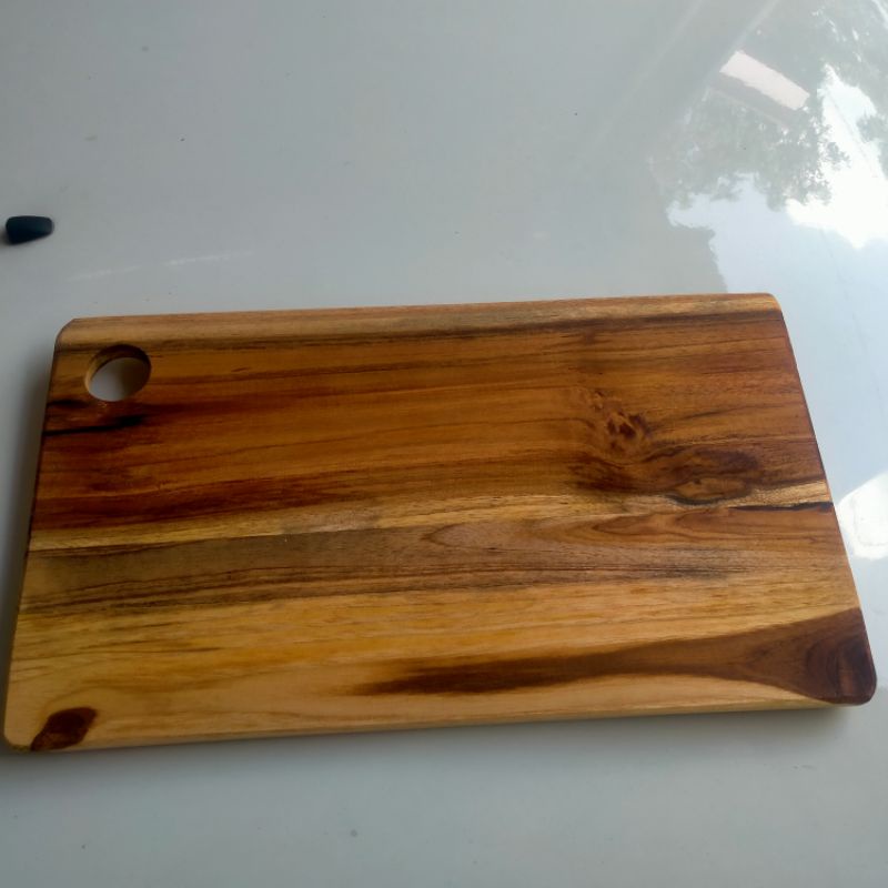 cutting board /talenan kayu jati lokal