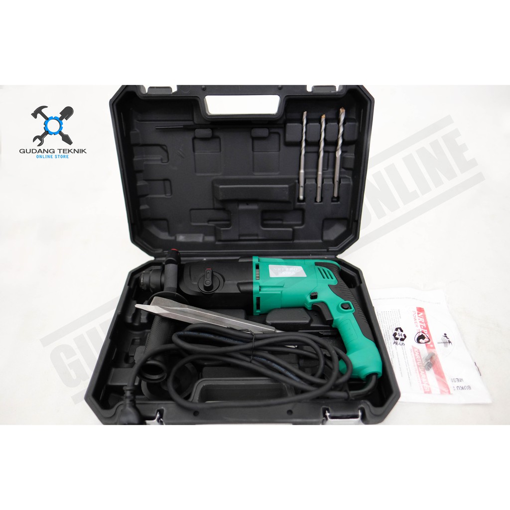 Rotary Hammer NRT PRO HR26HD 26mm/ Bor Bobok SDS Plus Hammer Drill NRT PRO HR 26