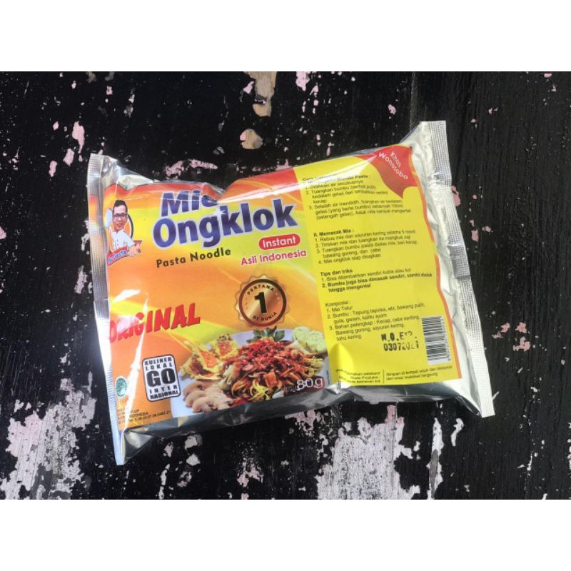 

MIE ONGKLOK INSTAN KHAS DIENG WONOSOBO