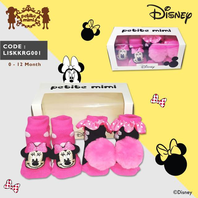 Petite Mimi Kaos Kaki Rattle Disney Girl