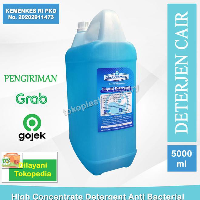 

Deterjen Cair / Detergent Laundry 5 Liter - Khusus Gojek / Grab