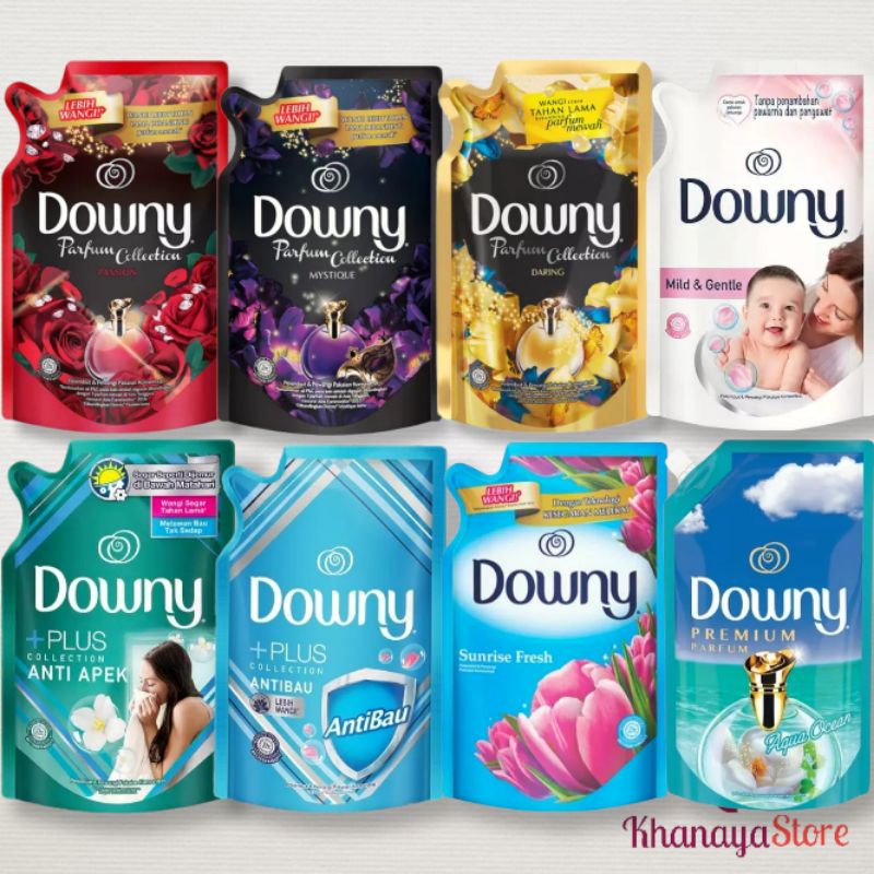 Downy Pelembut & Pewangi Pakaian Konsentrat 650ml 650 ml 680ml 680 ml 720ml 720 ml / Downy refill is