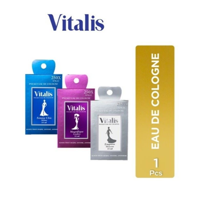 Vitalis Poket Eau De Cologne 18ml