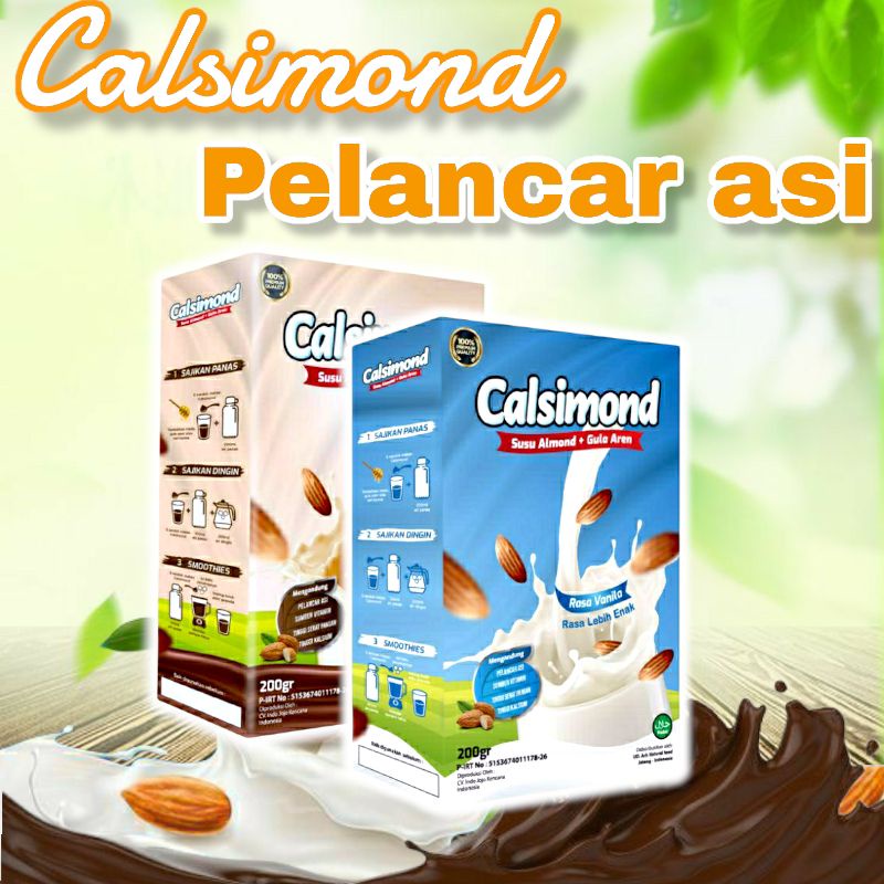 afis susu almond almom almonde calsimond ALMONE  KEDLEY ORI 100%