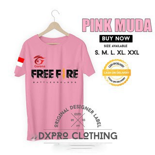 Baju Kaos Freefire Anak Usia 1-9tahun Combed 30S Pria Wanita