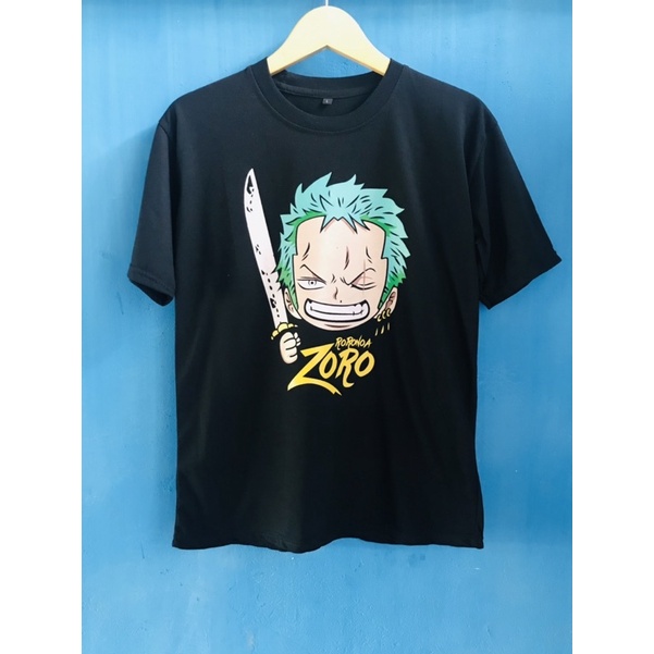 Kaos Baju Zoro ONE PIECE Second ORIGINAL