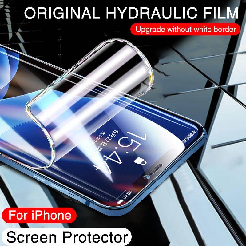 Film Hydrogel Pelindung Layar Depan Belakang Untuk iPhone 13 12 11 Pro Max Mini X XR XS Max 7 8 6 6s Plus SE 2020 2022
