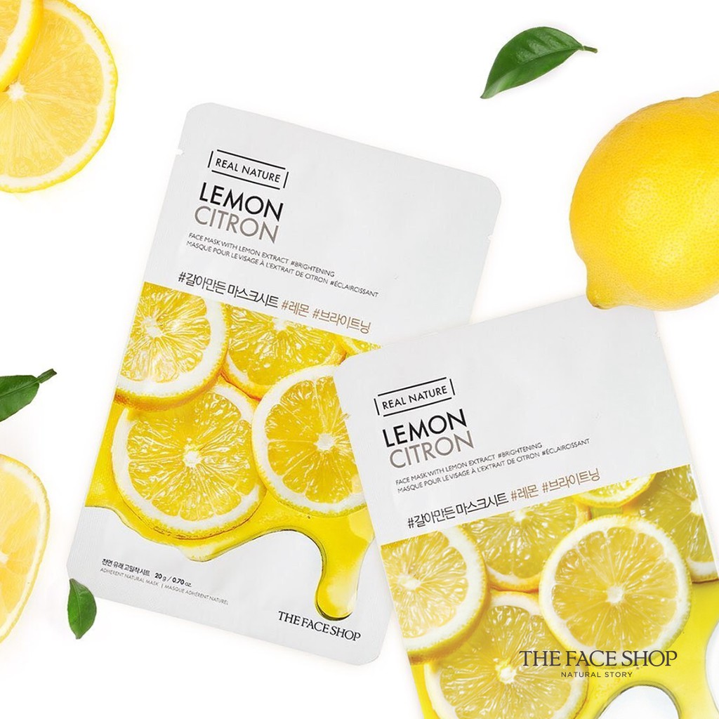 Real Nature Lemon Face Mask - 20g