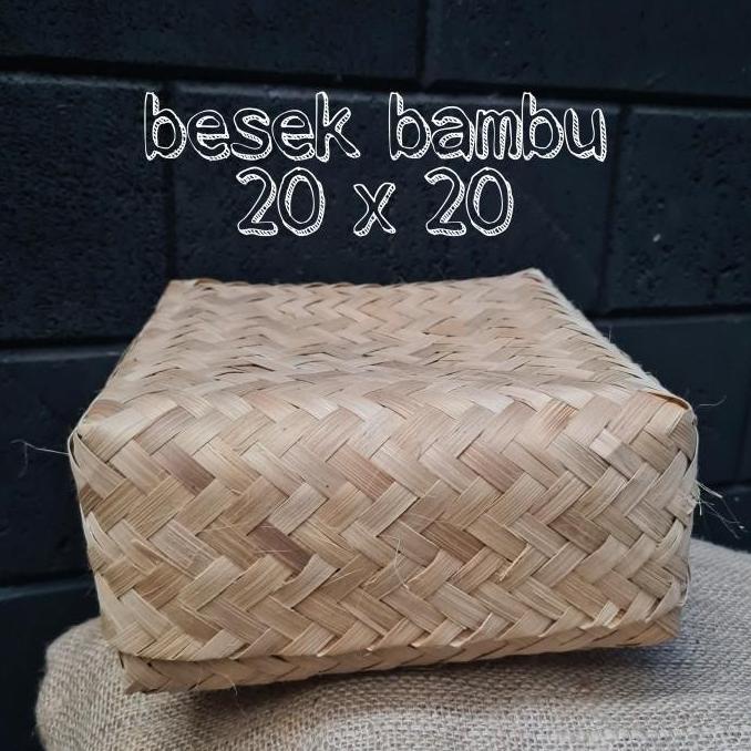 

BISA COD KOTAK HAMPERS BESEK BAMBU 20x20 ANYAMAN 20 X 20 TERMURAH