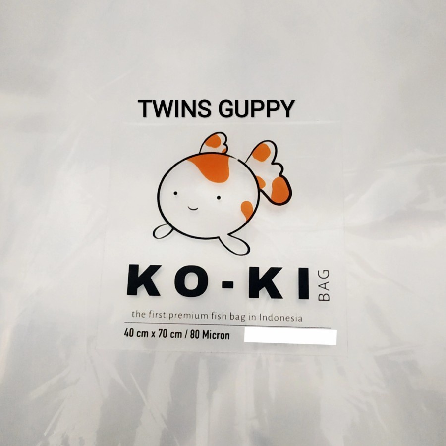 Plastik 40 X 70 Ikan Koki Koi Manfish Premium 80 Micron