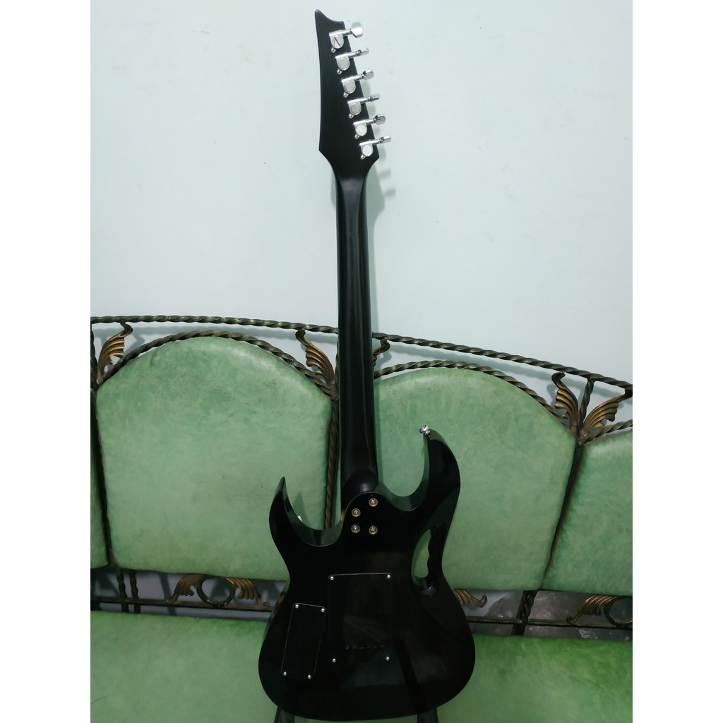 Gitar Elektrik Ibanez JEM Warna Hitam Bonus Tas dan Kabel Jack Murah Jakarta