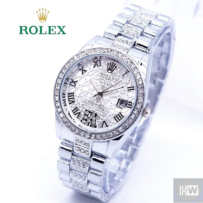 Jam Tanggan Wanita Rolek jam tangn rolex analog murah