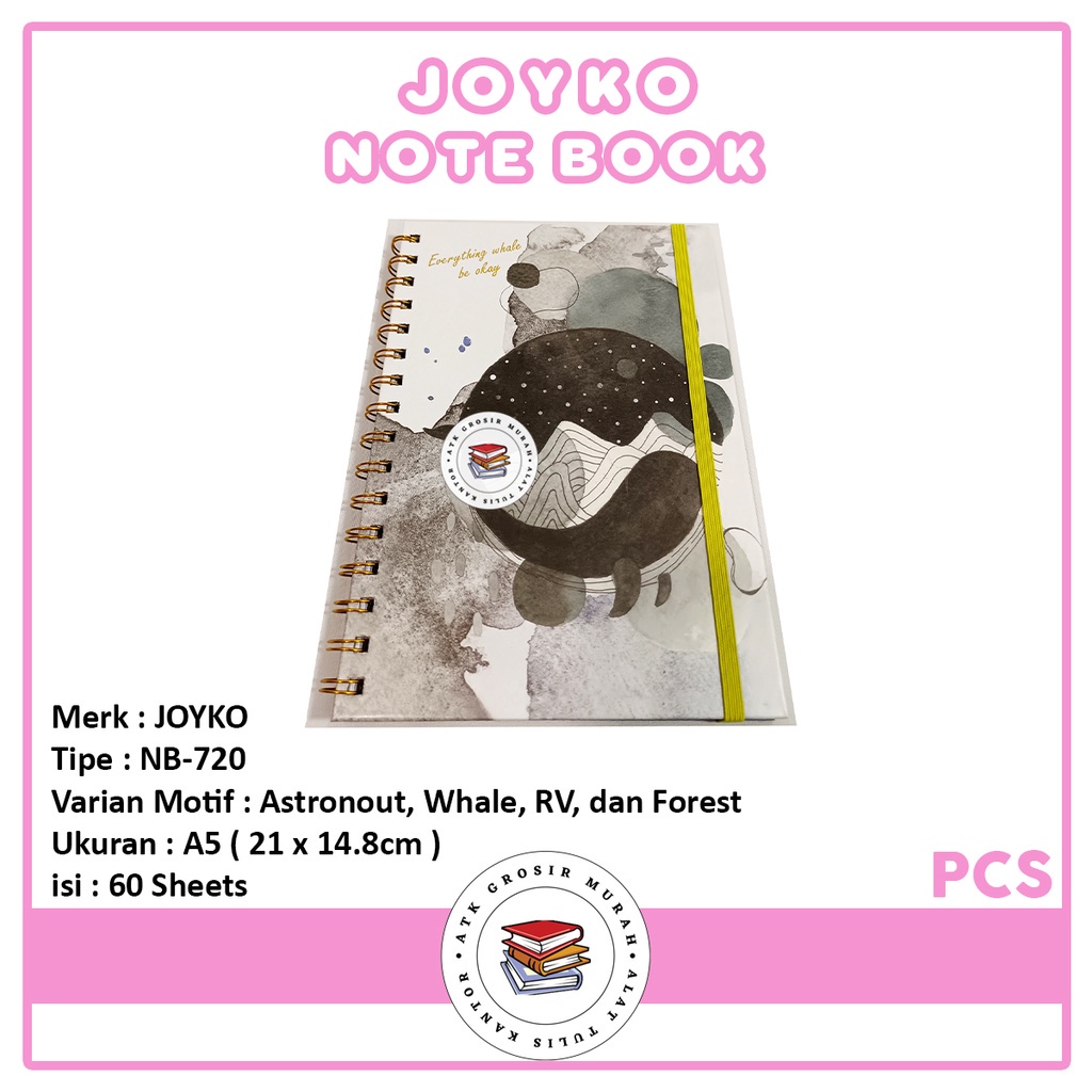 

JOYKO - Notebook NB-720 Buku Catatan Motif Lucu - Pcs