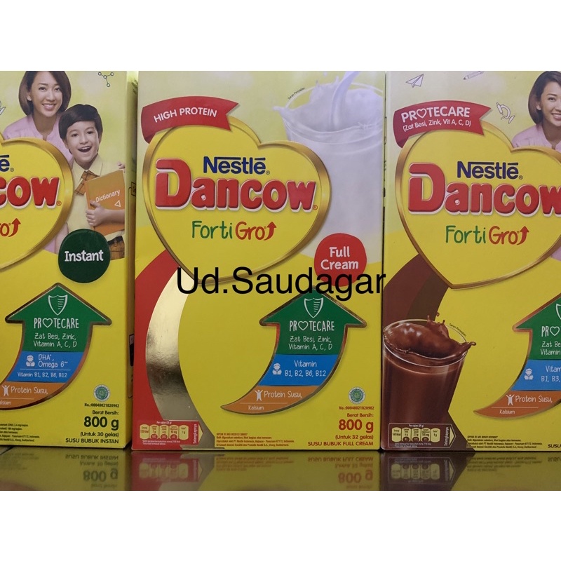 

Nestle DANCOW Fortigro Instan / Coklat / Full Cream 800Gr Susu Pertumbuhan Anak