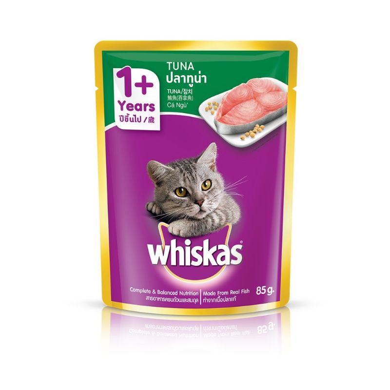 Whiskas Wet Pouch 80gr - Whiskas Junior Saset - Whiskas Tuna Pouch - Makanan Basah Kucing Whiskas