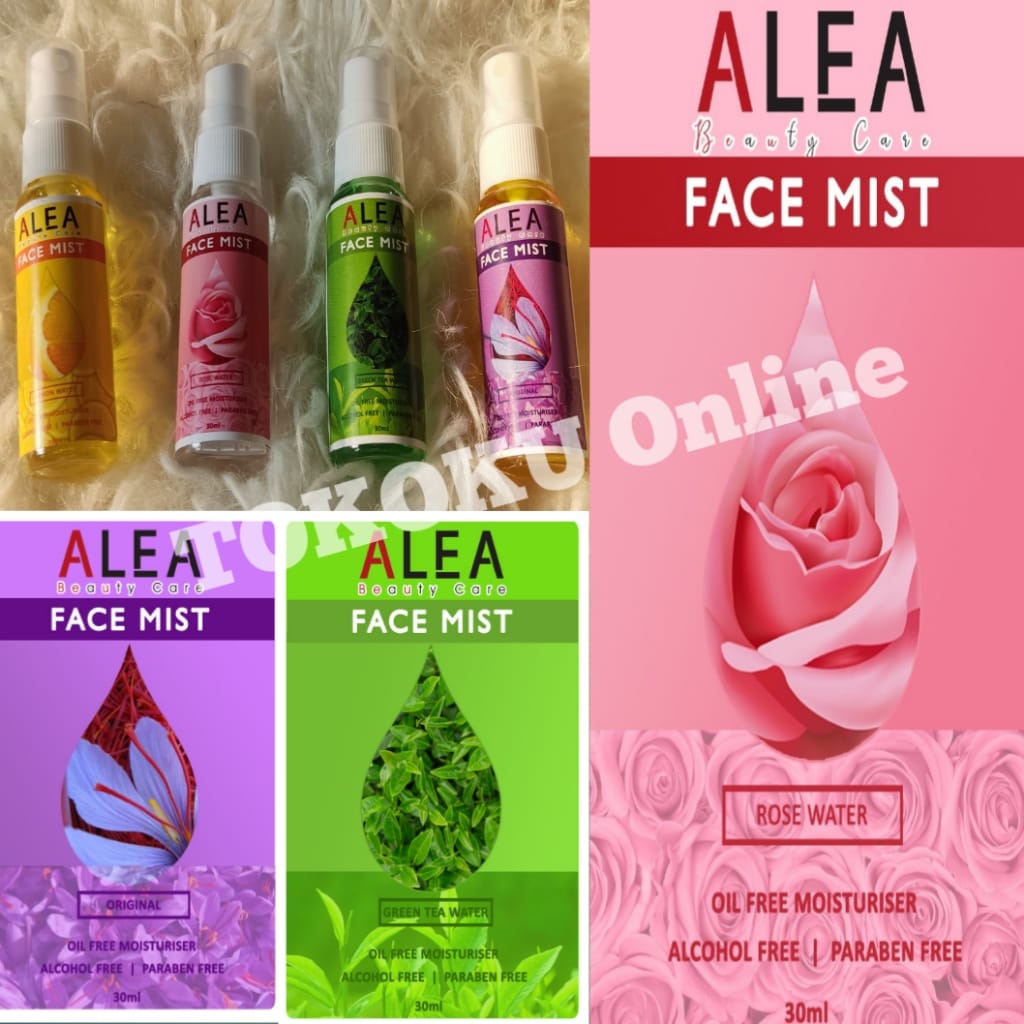 (BPOM) Aneka Face Mist 30 ml Safron Lemon Rose Green tea By ALEA