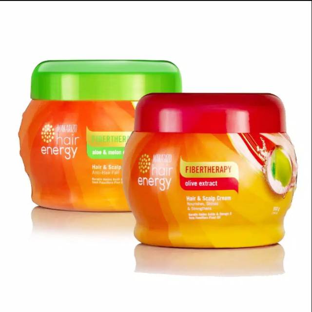 PALING DI CARI !!  MAKARIZO Creambath Hair Energy Fibertherapy 500ml (BPOM)