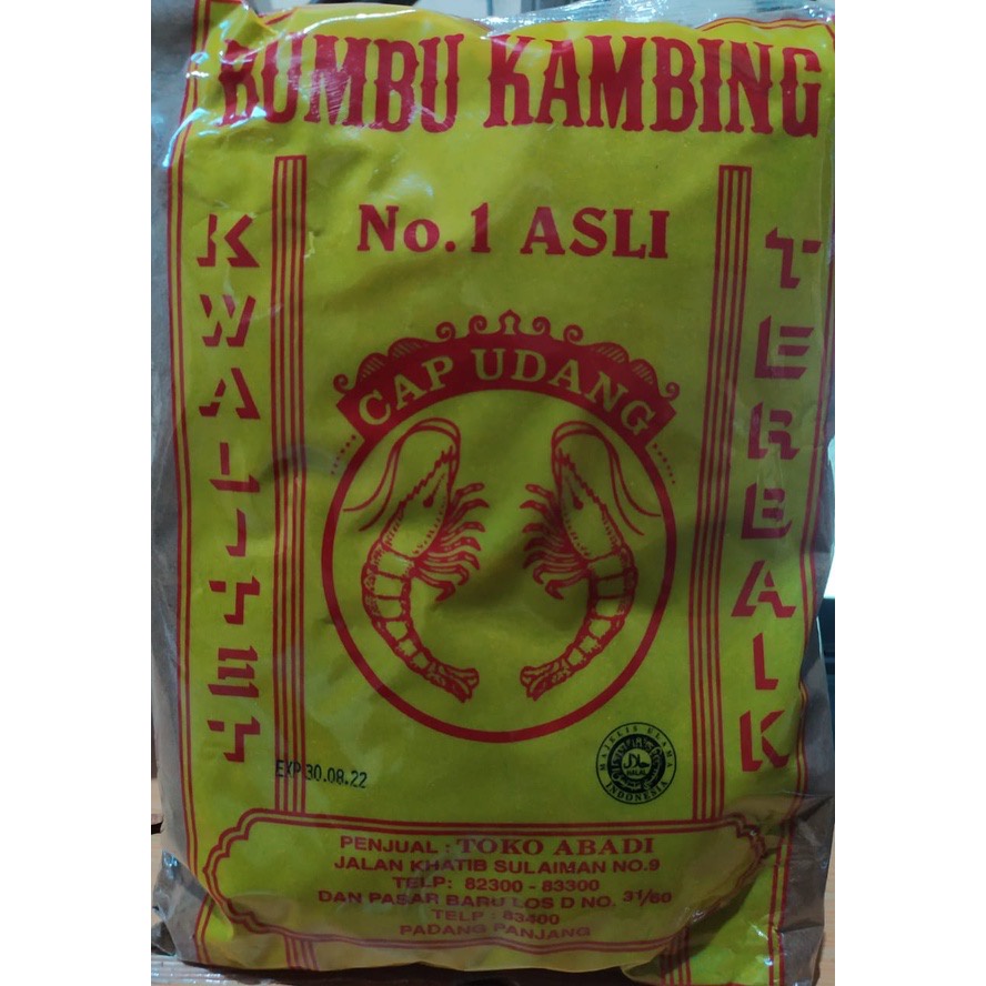 

Bumbu kambing cap udang/ bubuk bumbu kambing