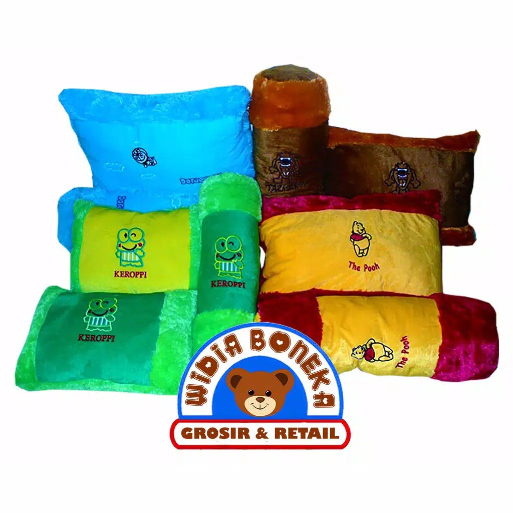[COD] BANTAL GULING ANAK KARAKTER HELLO KITTY / DORAEMON / KEROPI / MICKEY