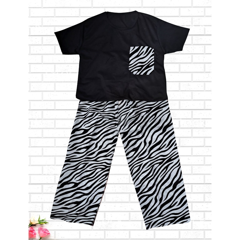 SETELAN  KULOT ANIMAL ZEBRA LEOPARD