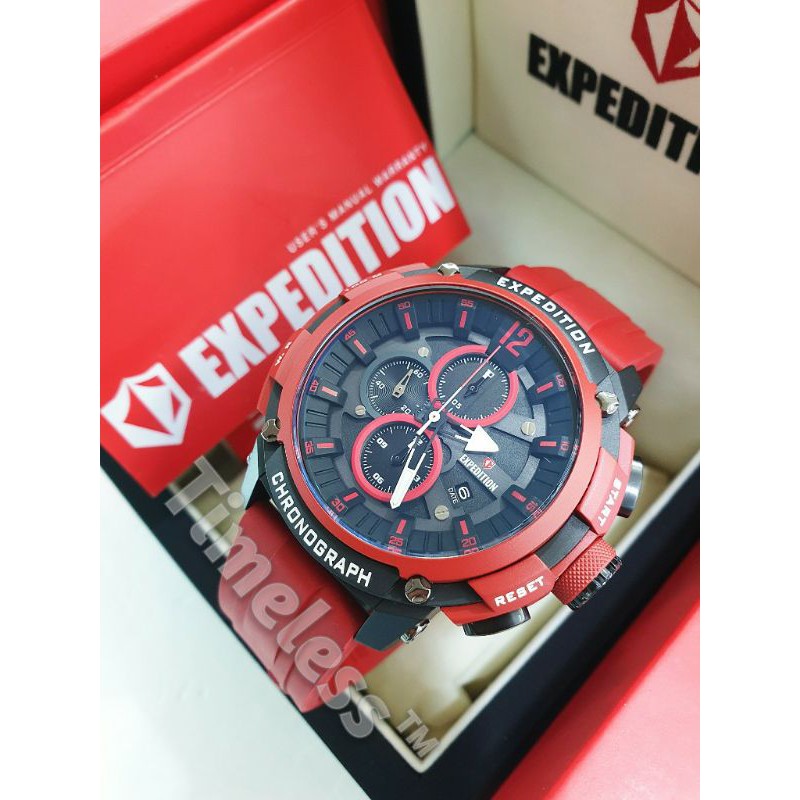 Jam tangan pria expedition E 6781 M Red