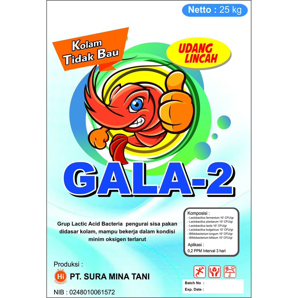 

GALA-2 PROBIOTIK UDANG VANNAME (Bonus Kaos)