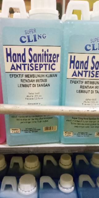 Hand sanitizer gel ukuran 1 liter