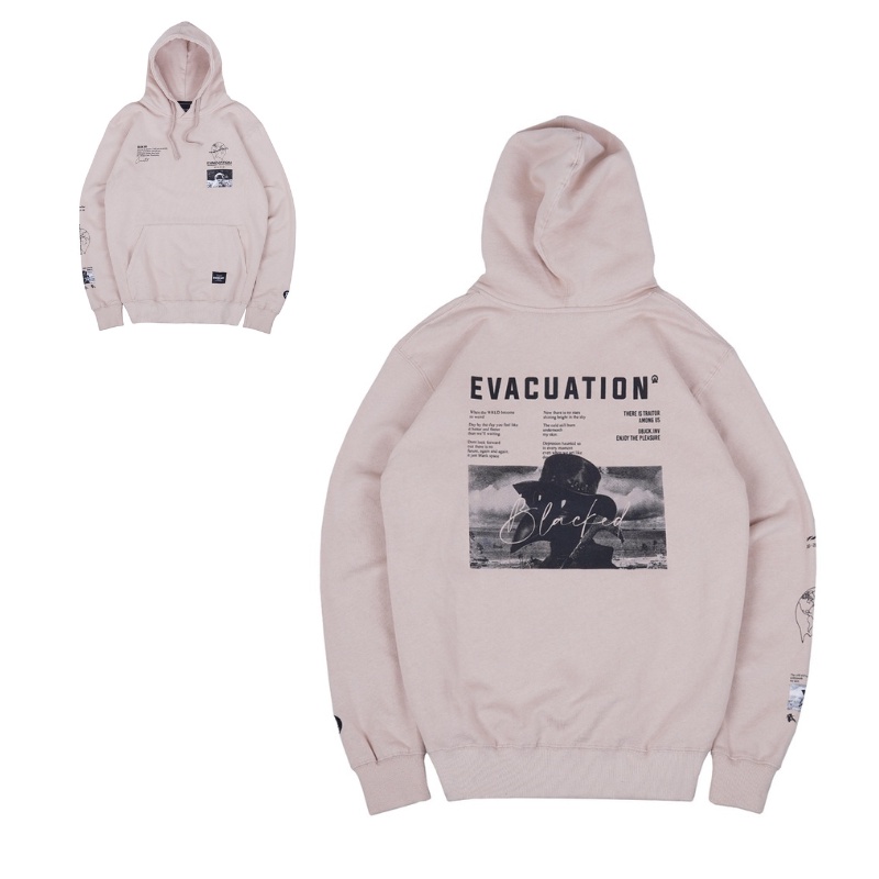 HOODIE DOBUJACK | HOODIE DOBUJACK EVACUATION HITAM | HODIE EVACUATION WANITA PRIA