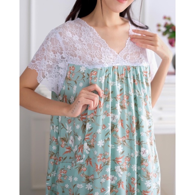 IRISH MINT Sleepwear, Baju Tidur Sexy Rayon Premium Bahan Dingin-2