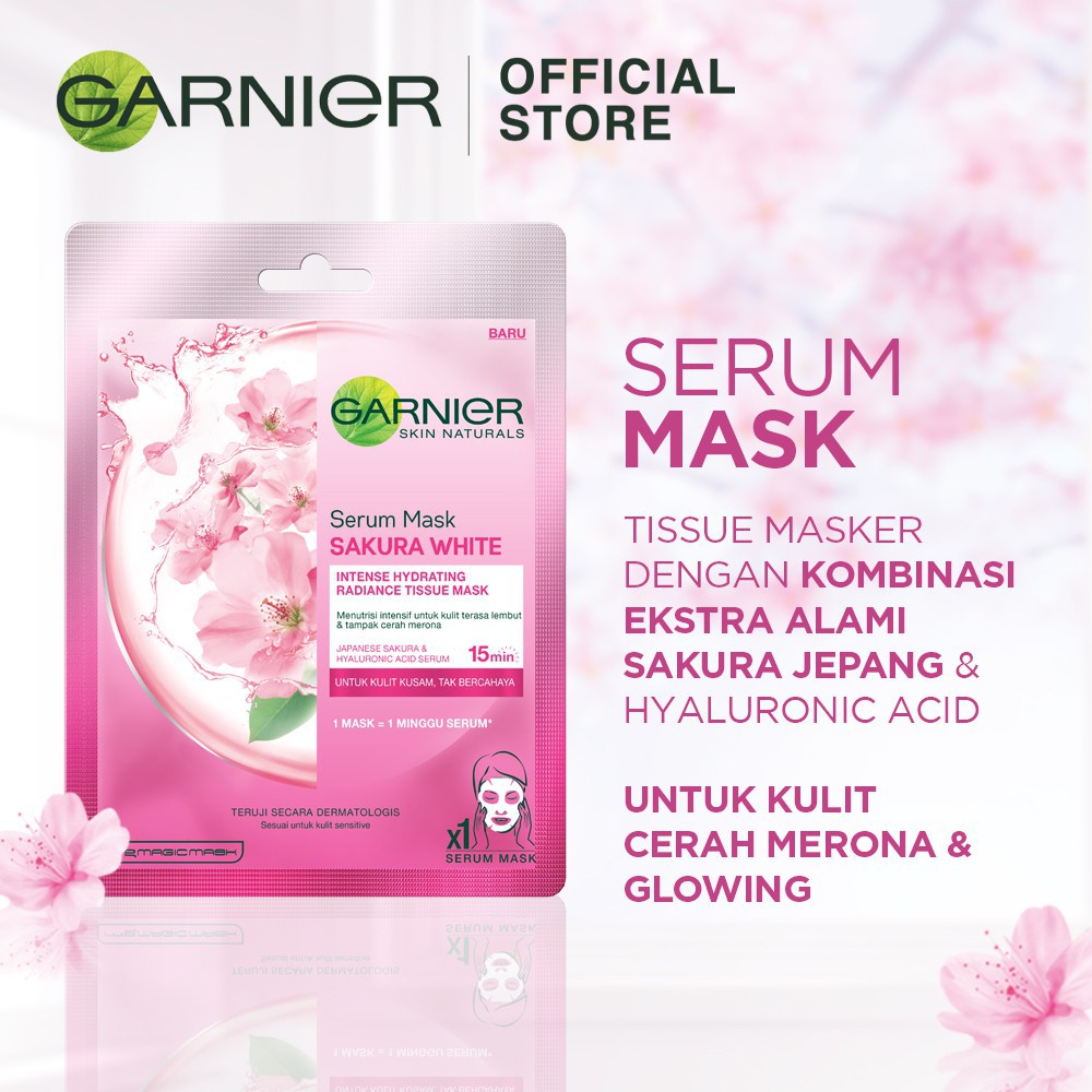 Garnier Serum Mask Hydrabomb Sakura White