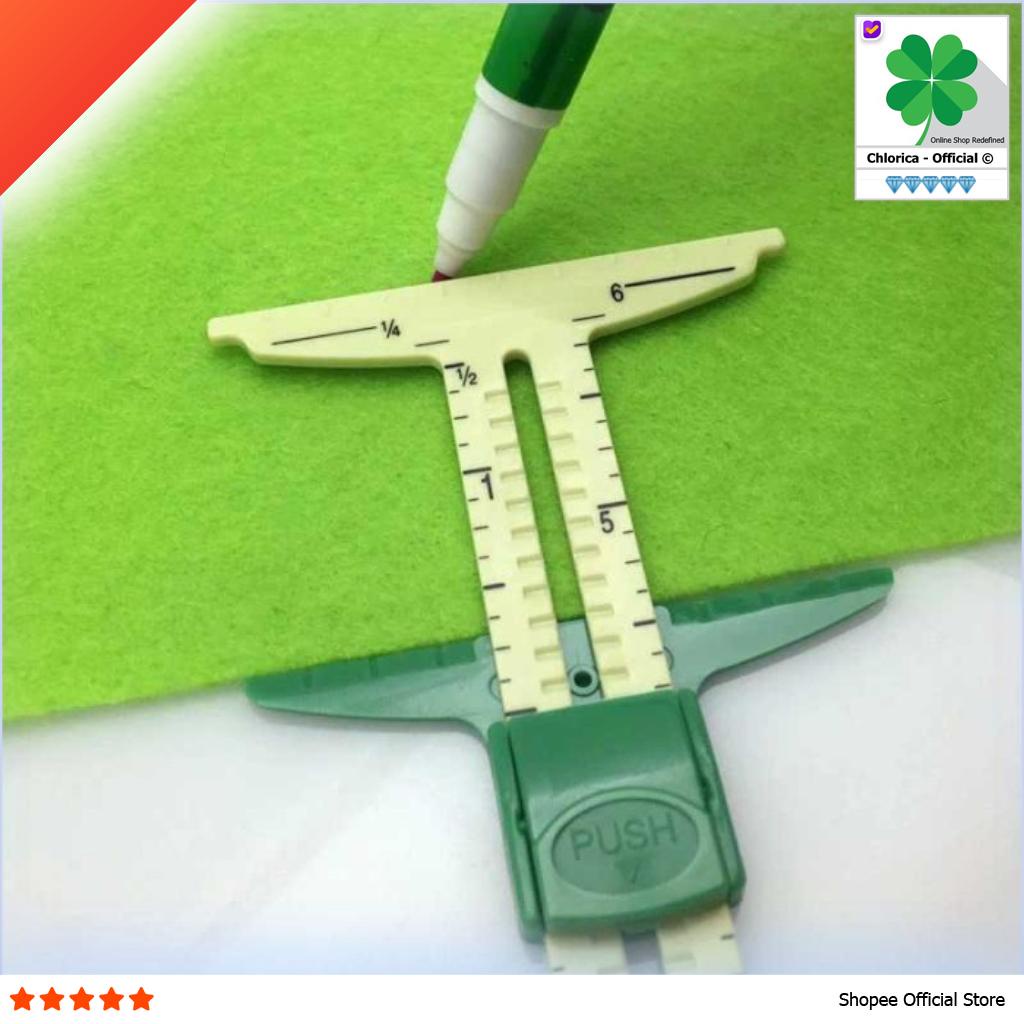 

HIXU Penggaris Ukur Jahit Sliding Sewing Measuring Ruler - ST-A23